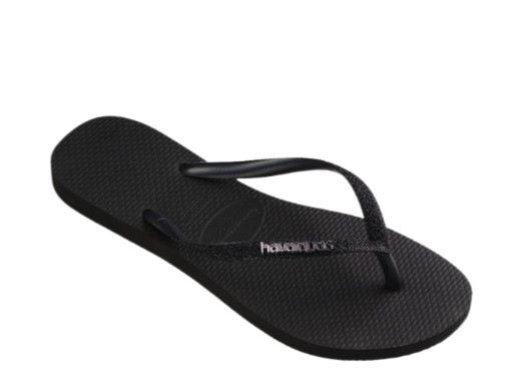 Havaianas Slim GlitterII / NEGRO