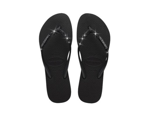 Havaianas Slim GlitterII / NEGRO