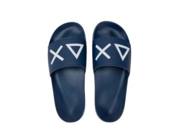Sun68 Slippers Logo / AZUL