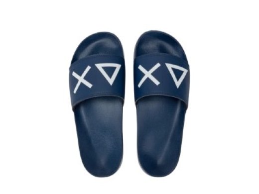 Sun68 Slippers Logo / AZUL