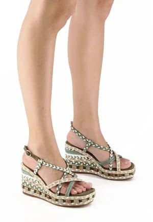Zapatos de esparto con cuña Alicante