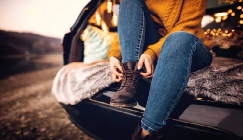 calzado de invierno en temporada