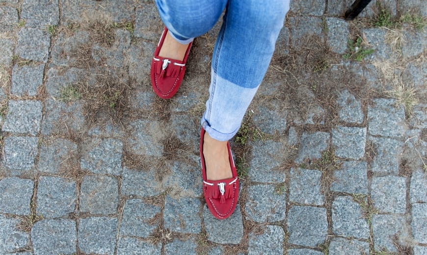 Cómo puedes vestir mocasines de mujer