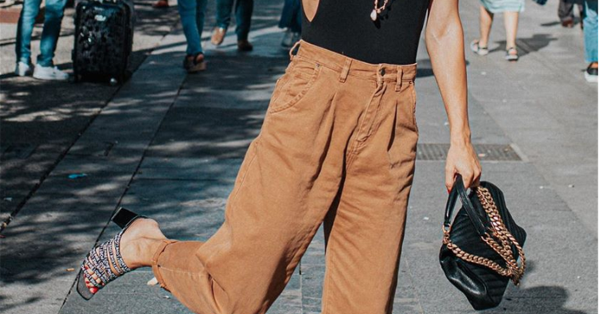 Con qué zapatos combinan pantalones anchos de | Blog