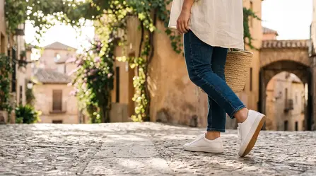 Zapatillas blancas de mujer: cómo combinarlas y mantenerlas como nuevas
